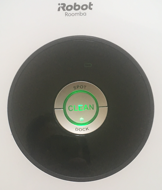 The function buttons for the Roomba 605