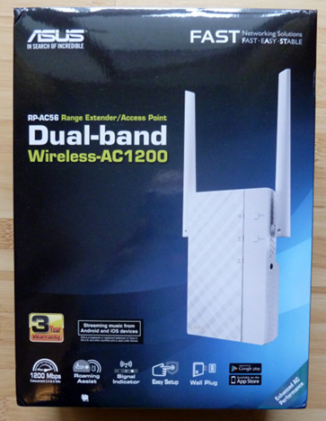 ASUS RP-AC56, AC1200, dual band, wireless, range, extender, repeater, access point, review, test, benchmark