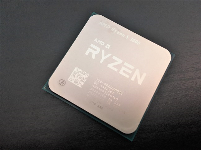 The AMD Ryzen 5 3600 processor