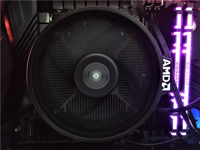 The Wraith Spire cooler bundled with the AMD Ryzen 5 3600X