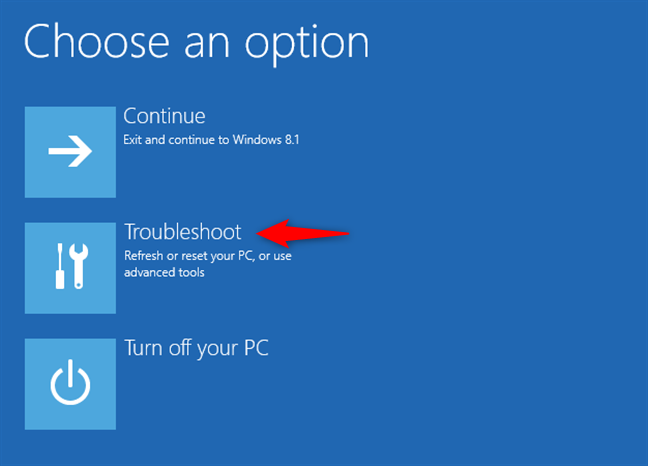 Troubleshooting Windows 8.1