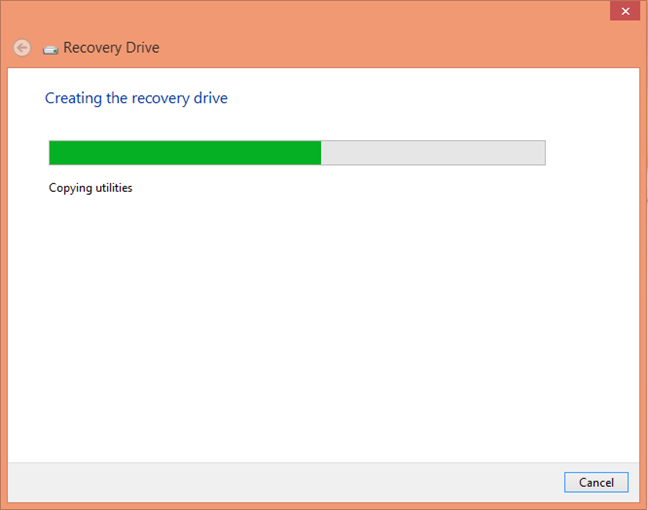 Windows 8 Recovery Drive