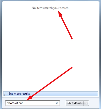 Natural Language Search in Windows 7