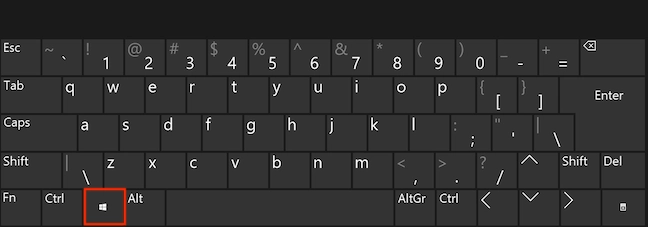 Hit Windows on your keyboard and start typing