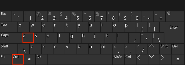 keyboard shortcut for task view