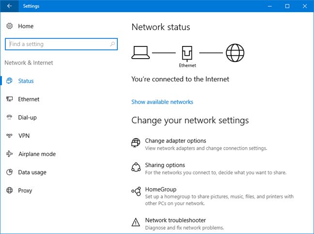 Windows 10, Settings, app, features