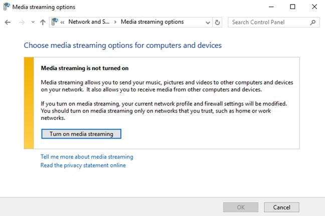 Windows, sharing, settings, network