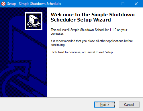 Installation of Simple Shutdown Scheduler