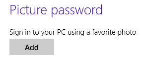 Windows 8 , Windows 8.1, Sign-in options, log in, password, PIN, picture