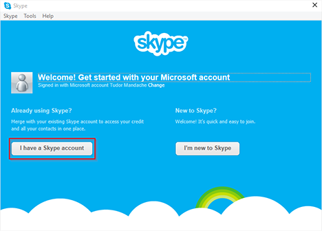Microsoft, Skype, Windows, app, how to, link, account, settings