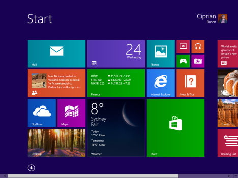 how to go full screen on windows 8