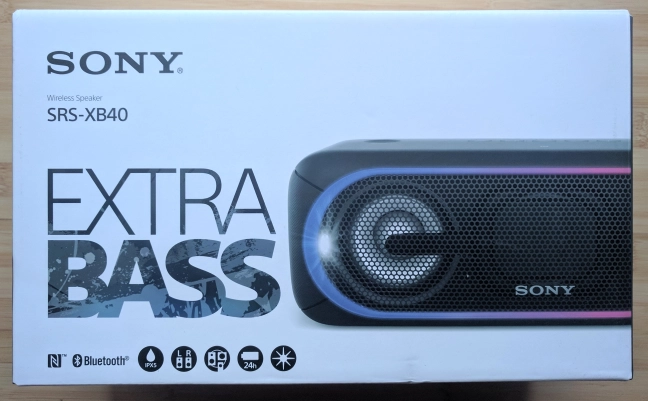 Sony SRS-XB40, wireless, Bluetooth, speaker