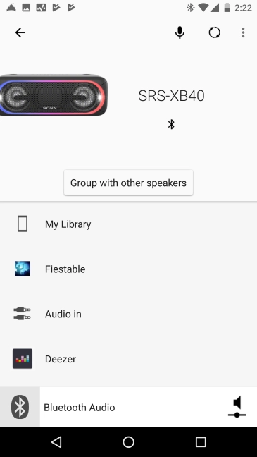 Sony SRS-XB40, wireless, Bluetooth, speaker