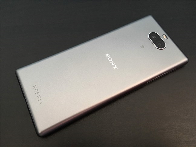 The back of the Sony Xperia 10