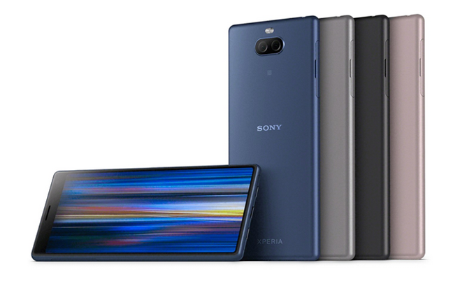 The body color options for the Sony Xperia 10