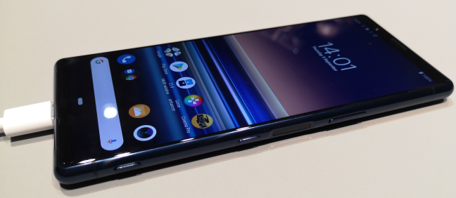 What the Sony Xperia 5 looks like from the front