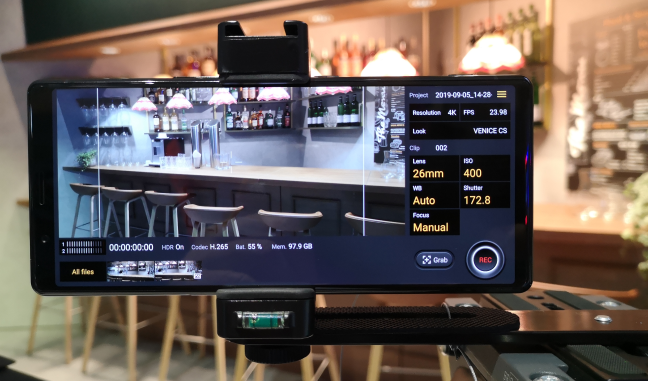 Advanced movie recording features on the Sony Xperia 5