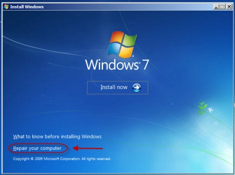 System Recovery Options