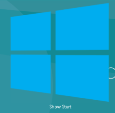 Windows 8 - Show Start Desktop Shortcut