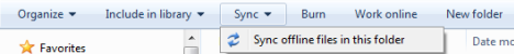 Offline Files in Windows 7