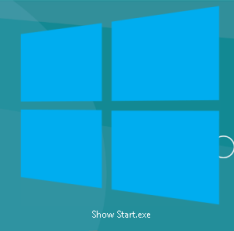 Windows 8 - Show Start Desktop Shortcut