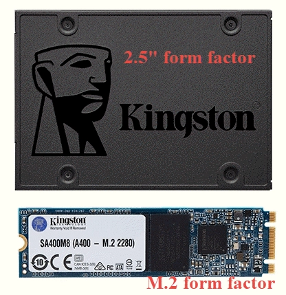 Kingston A400 available both in the 2.5&quot; and M.2 form factors