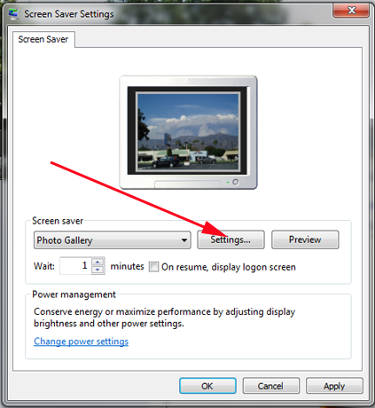 Windows Photo Gallery screensaver
