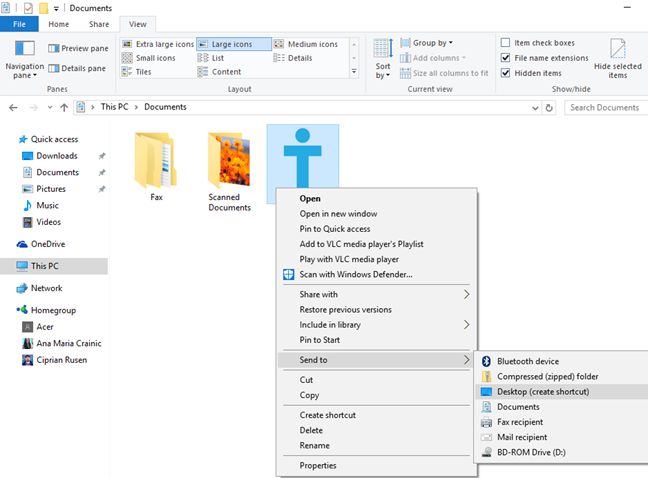 File Explorer, Windows 10, start, folder, location, configure