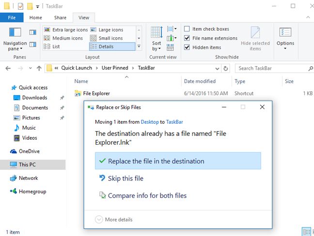 File Explorer, Windows 10, start, folder, location, configure