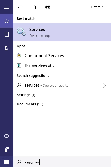 Windows, Services
