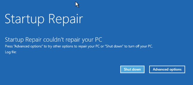 Windows, Startup, Repair