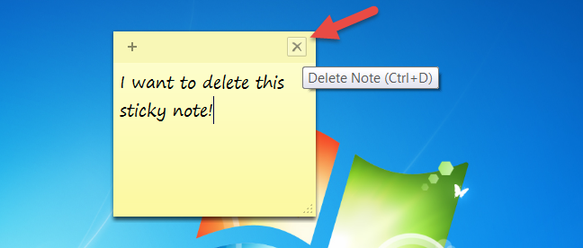 Sticky Notes, Windows 7, Windows 8.1