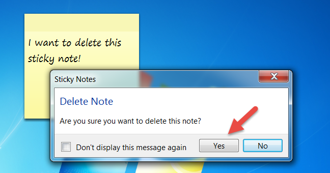 Sticky Notes, Windows 7, Windows 8.1