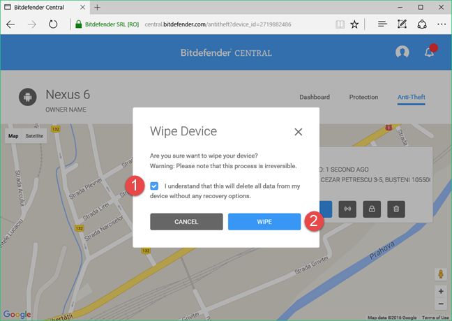 recover, stolen, Android, smartphone, tablet, Bitdefender Mobile Security