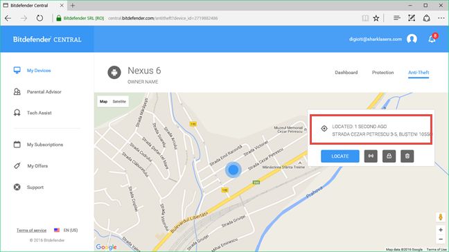 recover, stolen, Android, smartphone, tablet, Bitdefender Mobile Security