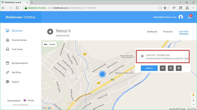 recover, stolen, Android, smartphone, tablet, Bitdefender Mobile Security