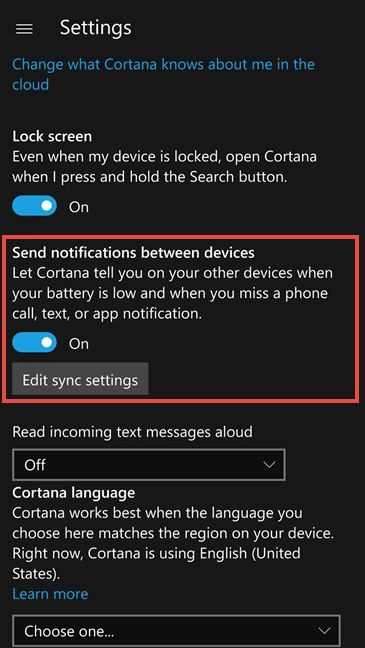 stop, notifications, sync, Windows 10, computer, Windows 10 Mobile, smartphone