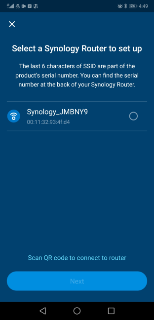 Configuring the Synology MR2200ac in the DS Router app