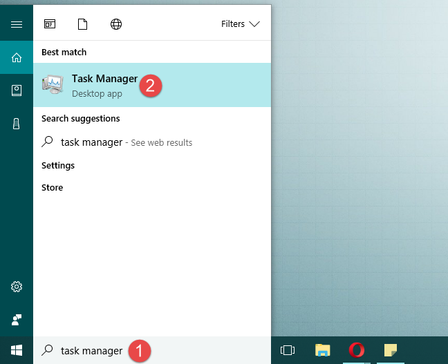 Task Manager, Windows