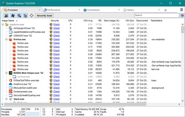 System Explorer: a better alternative to Windows Task Manager