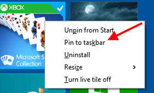 taskbar, apps, Windows 8.1, pin, display, unpin