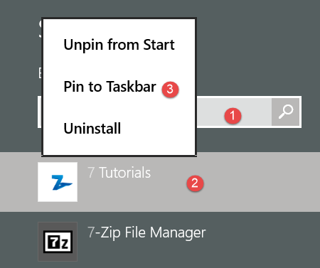 taskbar, apps, Windows 8.1, pin, display, unpin