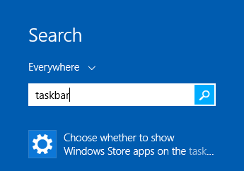 taskbar, apps, Windows 8.1, pin, display, unpin