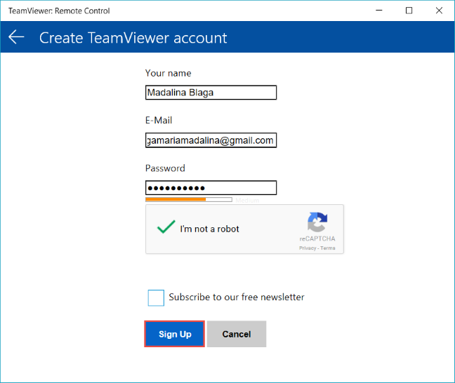 TeamViewer: Remote Control, app, Windows