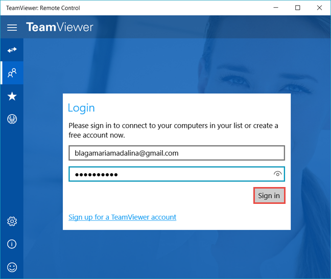 teamviewer login in to remote computer that is asleep
