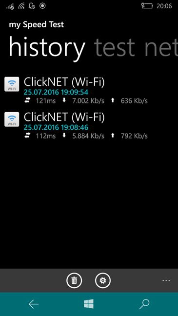 Windows 10 Mobile, test, speed, mobile, internet