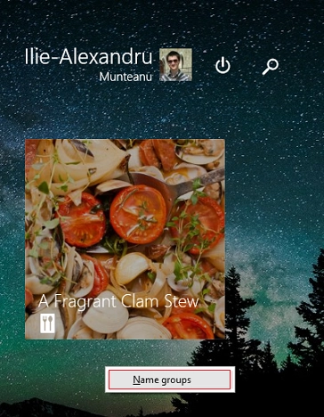 Windows 8.1, Start screen, tiles, customize, group, name, live tiles