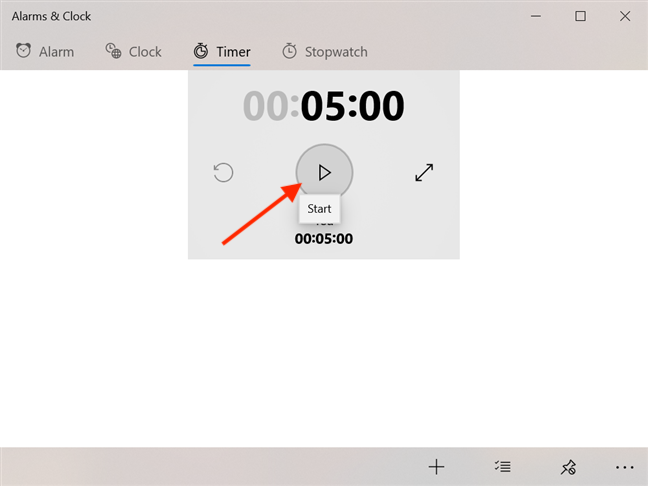 countdown timer in taskbar windows 10