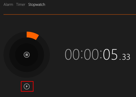 Windows 8.1, Alarms app, timer, stopwatch, create, delete