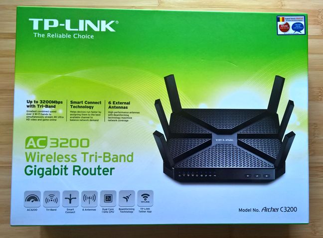 TP-LINK AC3200, TP-LINK Archer C3200, wireless, tri-band, router